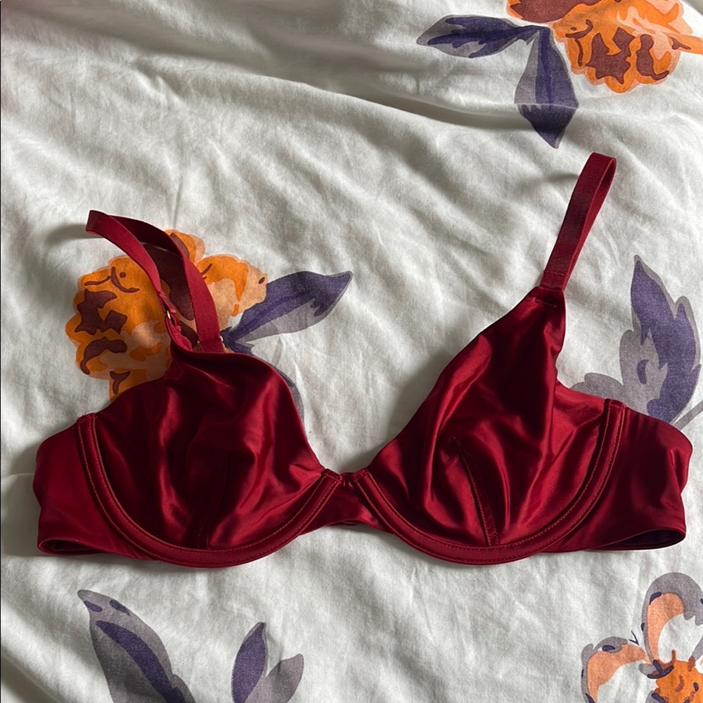 CUUP The Plunge Satin Bra